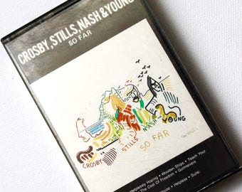 Crosby Stills Nash and Young Cassette Tape So Far