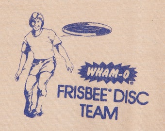 70s/80s Vintage Frisbee Disc Golf Team T Shirt Size M Sunbelt Sportswear Wham-O Kaepa