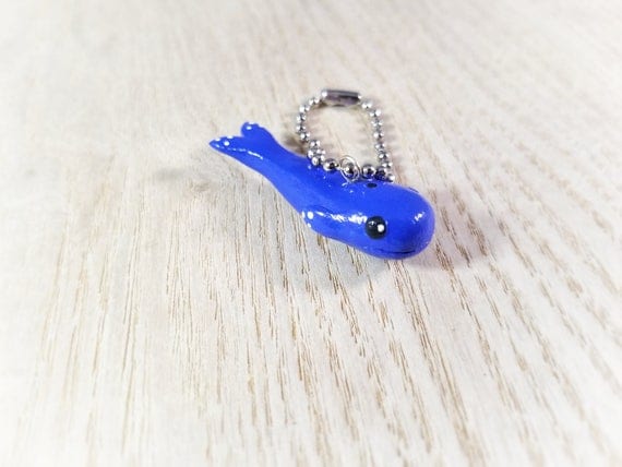 Cute blue whale keychain whale jewelry accessory humpback Cute blue whale keychain whale jewelry accessory humpback