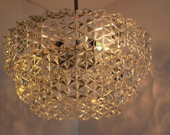 Mid Century Crystal Glass Chandelier Lighting Luxury Czech Murano Lighting Chandelier Bohemian Ceiling Pendant Lamp Art Deco Large Prisms