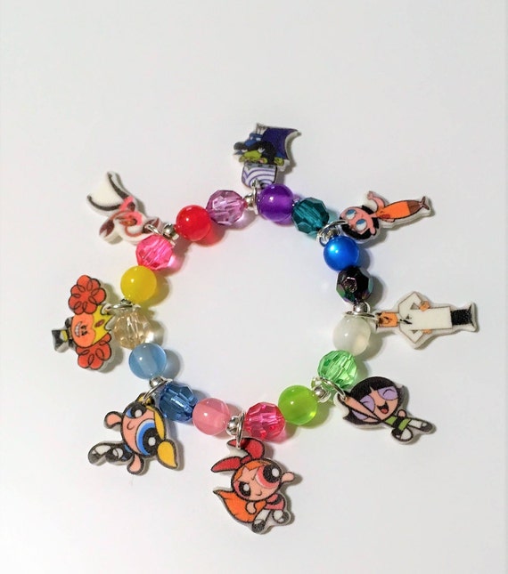 Powerpuff Girls Charm Bracelet Powerpuff Girls Bracelet