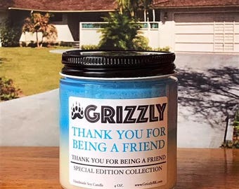Thank You For Being A Friend - (Thank You For Being A Friend Special Edition Collection) 4 oz. Soy Candle