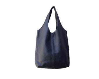 Black leather hobo bag,Black leather tote,Black shoulder bag,Black leather bag