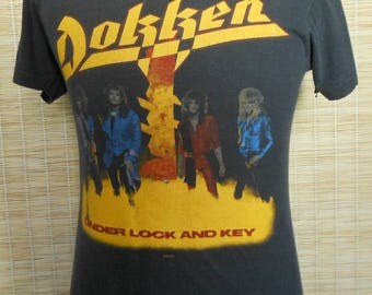 dokken under lock and key t shirt
