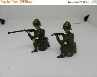 Summer Sale 2 Vintage Britians LTD German Toy Soldiers