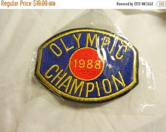 Summer Sale Vintage 1988 Olympic Champion Patch