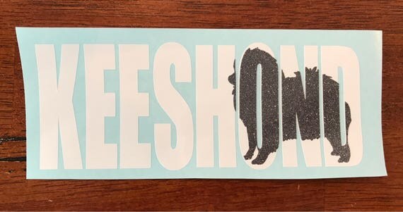 KEESHOND decal for cars, laptops, devices etc | FREE shipping