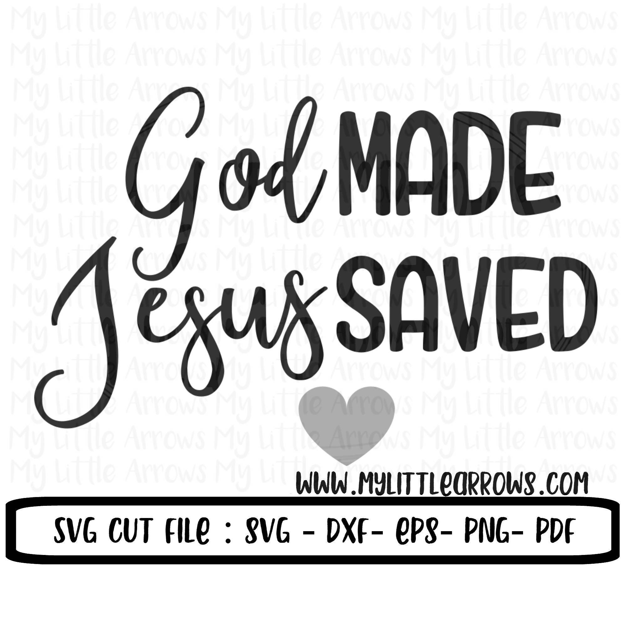 Download God made svg Jesus svg Religious svg Christian svg