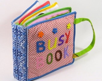 Toddler quiet book (8 pages) Busy book Activity book Soft book Fabric book Felt book Cloth book Educational book Baby learning Children book