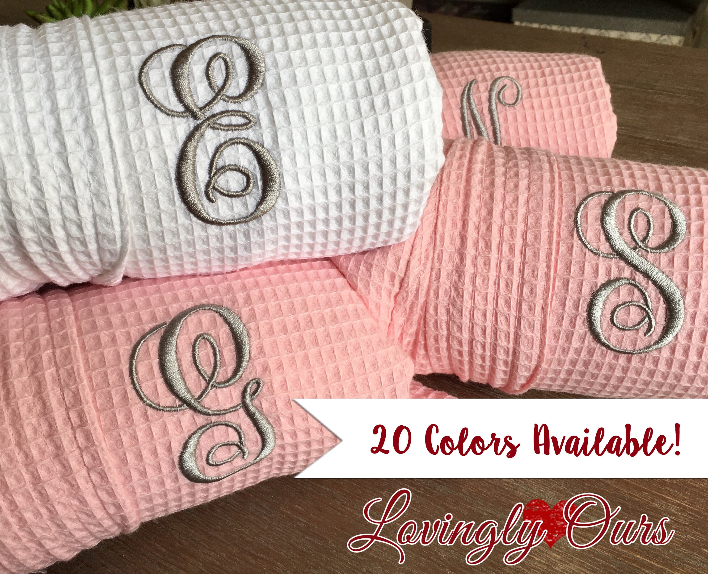 Bridesmaid Gift Bridesmaid Robes Set of 8 Monogrammed Robes