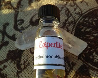St Expedite Oil Religion Spirituality Wiccan Hoodoo Moon Metaphysical Occult Santeria Reiki Yoga Goddess