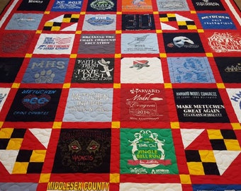 SHADOW BOX T Shirt Quilt