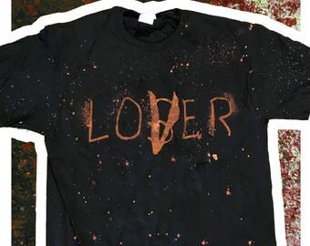 It Shirt || Pennywise || Loser/Lover || Made to Order Bleach || OOAK