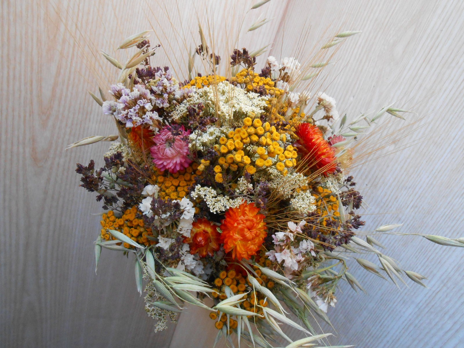 dried bouquet flower flowers fall rustic natural colors decor something request order