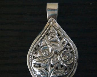 ON SALE One of a Kind SILVER Pendant