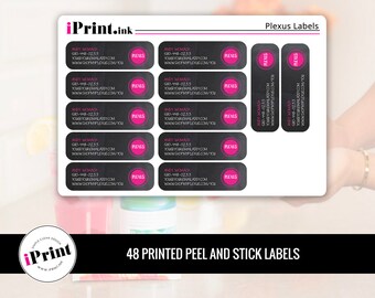 Plexus Labels, Plexus Printed Labels, Plexus Address Labels, Plexus Brochure Labels - PLX-RAL003