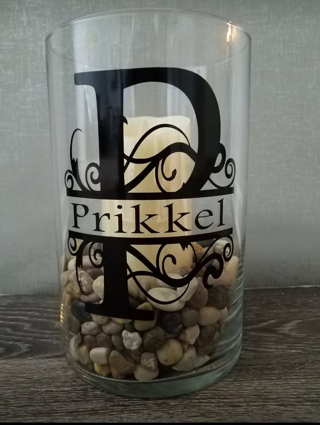 Personalized Glass Vase