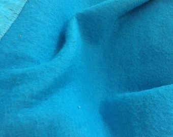 Blue Wool Blanket, Vintage Wool Blanket, Blue Bed Spread, Vintage Witney Blanket, Large Blue Throw, Heavy Wool Blanket, Bright Blue Throw