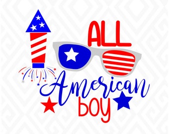 Download 4th of July Patriotic Monogram Rockets SVG Studio 3 DXF