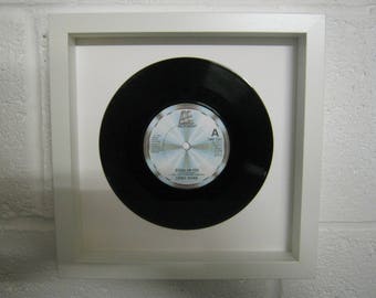 Lionel Richie "Stuck On You" Special Unique Wall Framed 7" Vinyl Record Gift/Present