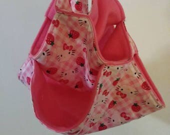 Hello Kitty Triple Decker Hammock! Rat hammock, sugar glider hammock, small animal hammock, hello kitty, triple hammock, ratmock