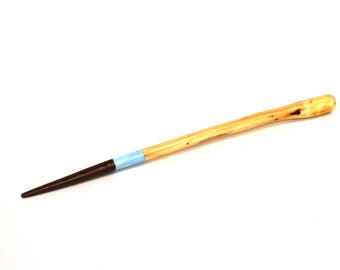 Juniper Wood Shawl Pin, Scarf Pin, Wood hair stick, Wood hair pin
