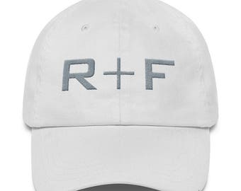 White Rodan And Fields Hat Embroidered, Rodan and Fields White Hat Unstructured 6 Panel Made in the USA