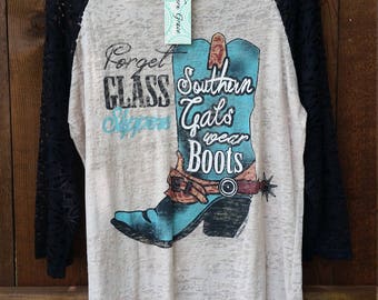 Southern Grace Glass Slipper or Boots