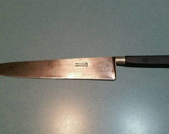 Vintage LaTrompette French chefs knife