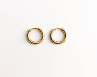 hoop thick earrings hoops