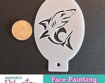 SHARK - Face Painting Stencil (Mini)