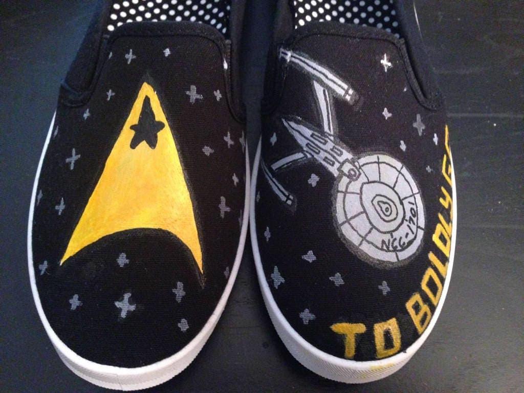 custom made star trek shoes