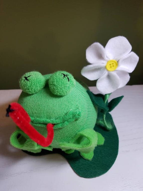 Items Similar To Stuffed Handmade Sock Frog On Etsy Il 570xN.1251008428 1sfr