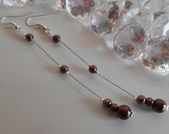 Espresso Dangle Earrings main image 0