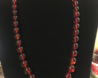 Antique genuine Baltic amber necklace