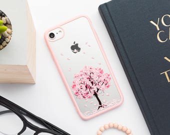 Pink Cherry Blossom iPhone Case - iPhone 7 Case, iPhone 7 Plus Case, iPhone 6s Case, iPhone 6s Plus Case, iPhone 6 Case, iPhone 6 Plus Case