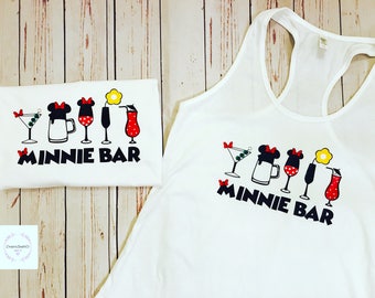 Food and Wine Shirts, Minnie Bar, Epcot, Food and Wine, Disney Drinking, Drinking Shirts, Drink Drunk Drank, Disney Shirts