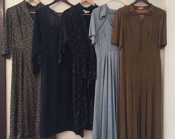5 X Women's Vintage Dresses