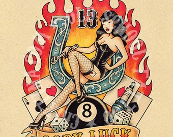 8 ball tattoo etsy 8 ball tattoo etsy