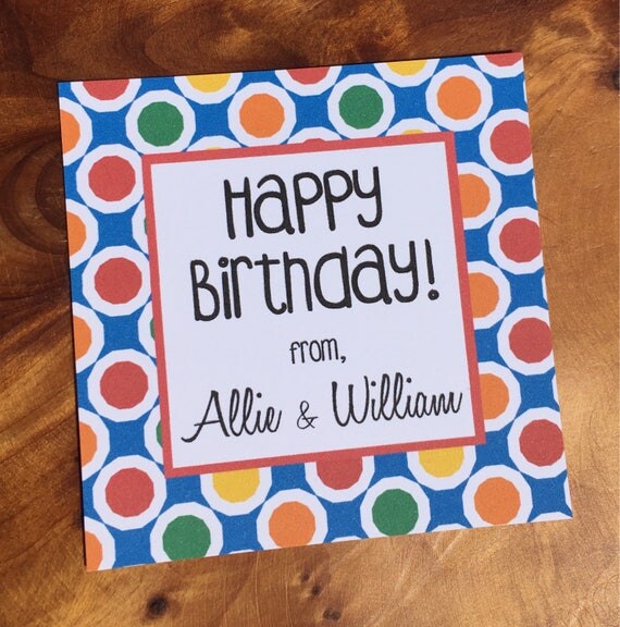 Gift Enclosure Cards birthday tags enclosure cards