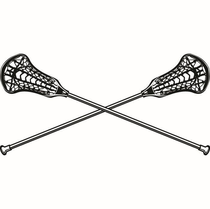 Lacrosse Logo 2 Sticks Crossed Equipment Field Sports Game