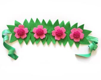 Moana Flower Crown. Moana headband, moana crown, moana costume, moana, halloween, halloween headband, halloween costume, crown
