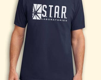 Star Labs Star Laboratories The Flash DC Comic Movies Inspired. Male and Female T-shirt