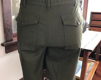 Vintage 1990's Boy Scout Uniform Shorts Pockets on front as well