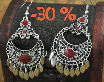 SUMMER SALE / / / New York mood earrings / / / Boho Gypsy Oriental