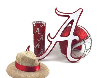 Roll Tide Alabama Decor. Alabama Crimson Tide, Alabama Decor, Roll Tide Roll, Alabama Football,