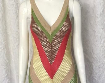 70's Disco Dress, 70s Clothing, Womens Dress, Womens Clothing, Sparkly knit fabric, Womens dress size Small, Womens dress size medium,