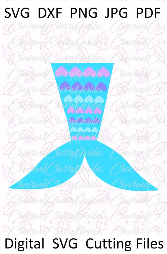 Download Mermaid tail SVG Mermaid SVG file for Silhouette Mermaid dxf