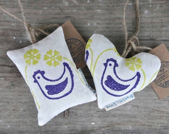 Chicken Lavender Bag, Lavender sachet, Chicken gift, Cute gifts, Lavender pouch, Scented pillow, Stocking filler, Secret Santa gift