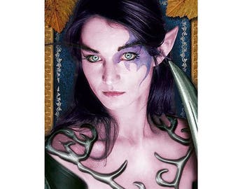 One pair of moon elf ears made of high-quality latex- Cosplay - Halloween - SFX